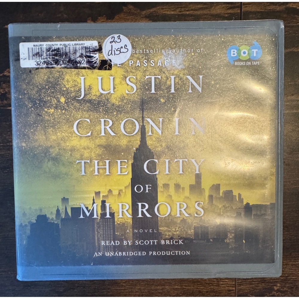 The City of Mirrors Justin Cronin Audiobook 23 CD Set Unabridged Scott Brick BOT